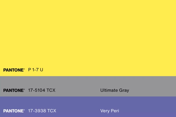 échantillon de 3 couleurs pantone