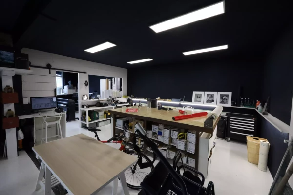 intérieur de l'atelier Stick-Up au Petit-Lancy